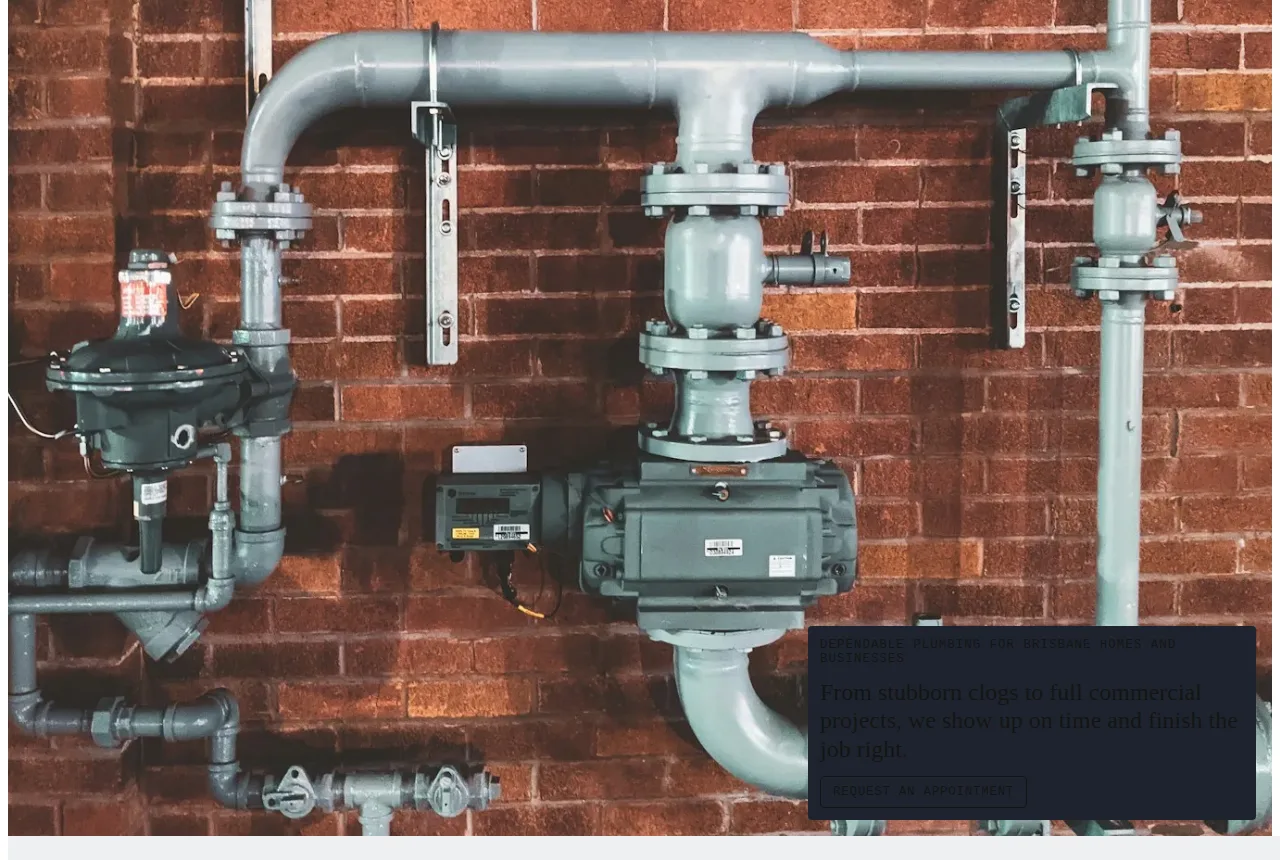 Demo website built for a plumber in Brisbane, California